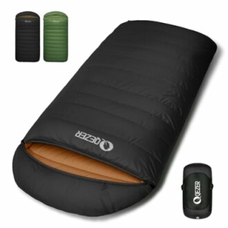 QEZER XXL Daunenschlafsack
