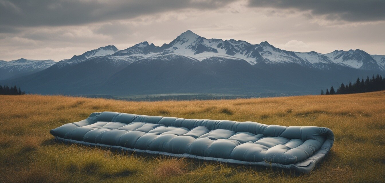 Isomatte in der Natur