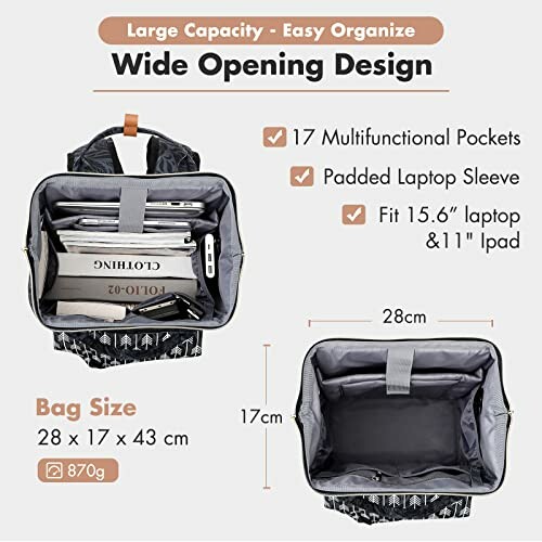 Lekesky Rucksack Damen