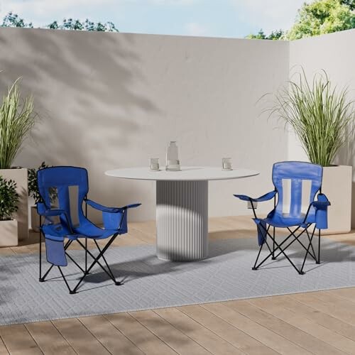 Amazon Basics Campingstuhl mit Kühlfach