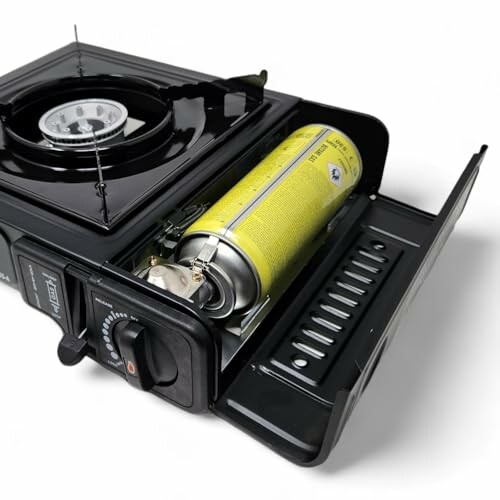 Tragbarer Gasherd mit Gaskartusche